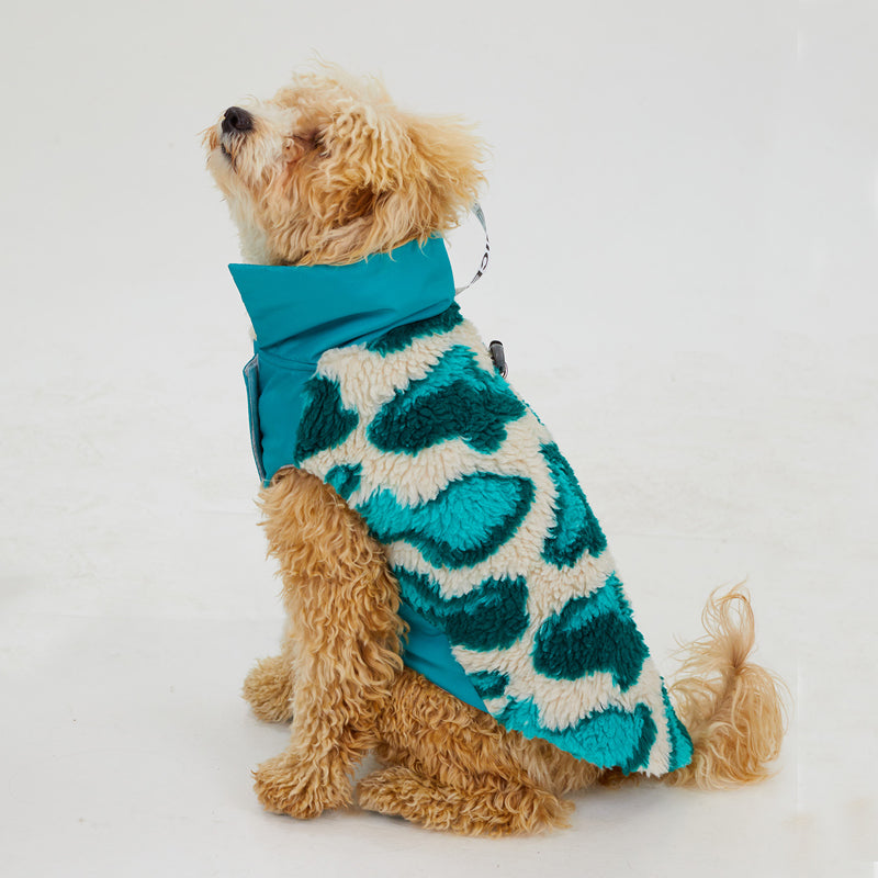 Köpek Montu - Fleece Series - Monkey Fleece Turquoise